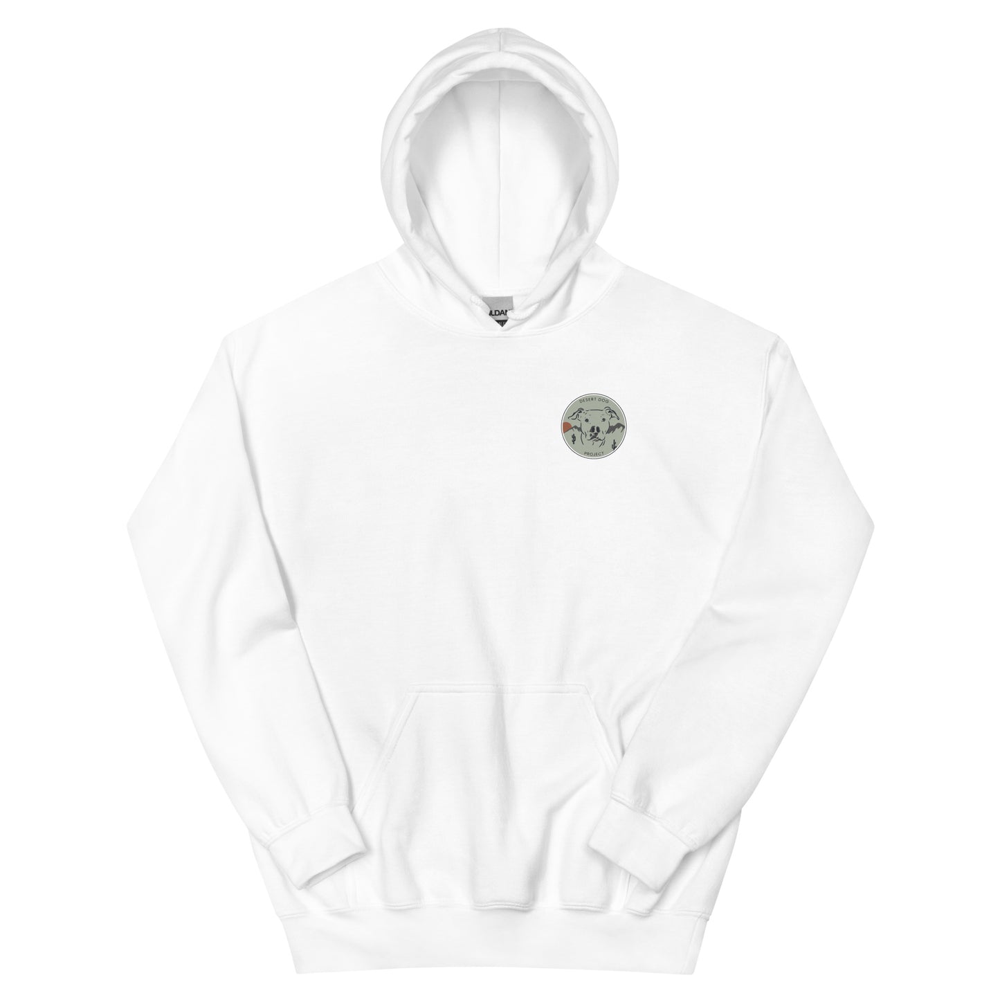 Support Your Local Animal Shelter Unisex Hoodie - Green Logo (White)