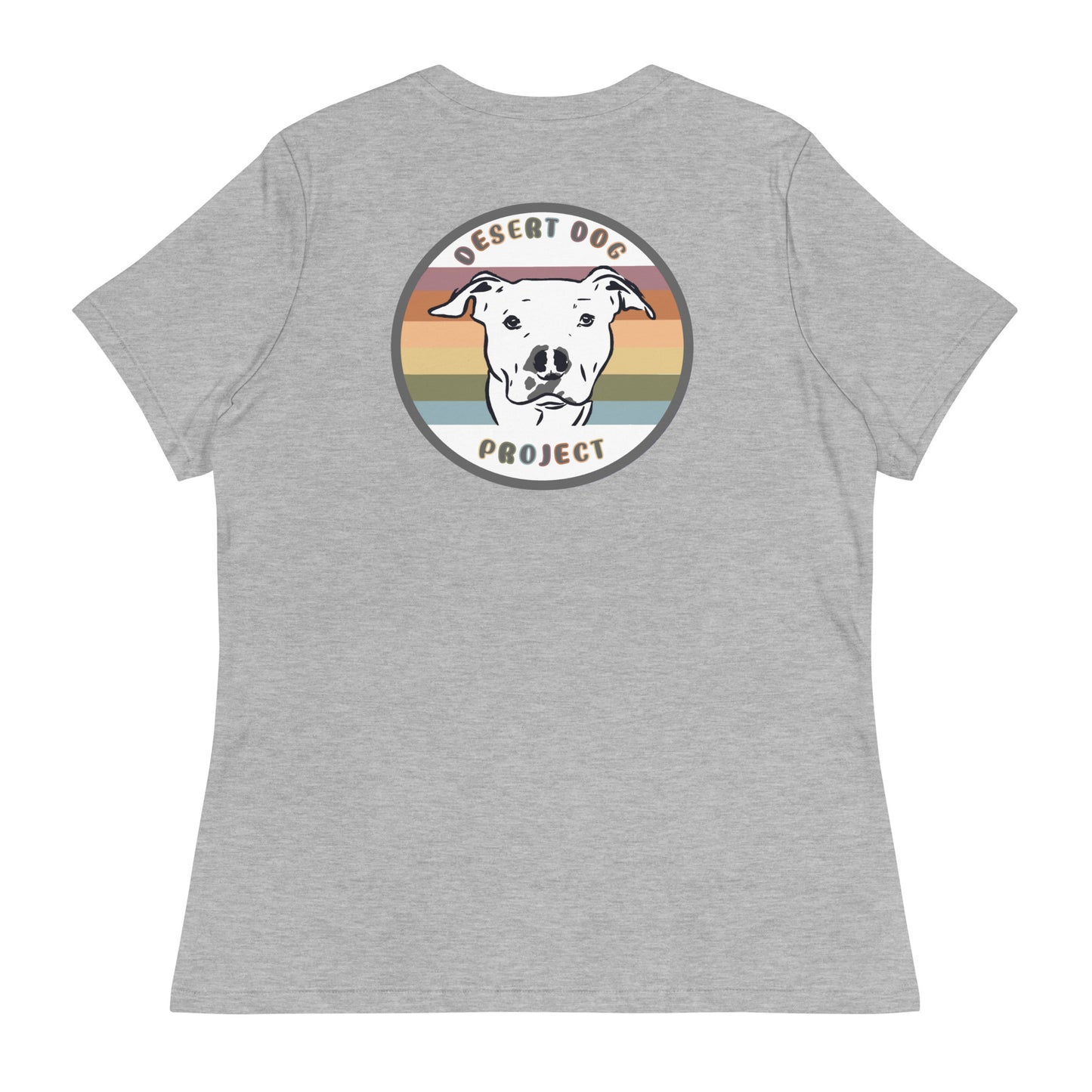 DDP Ear + Rainbow Logo - Ladies Tee: Multiple Color Options