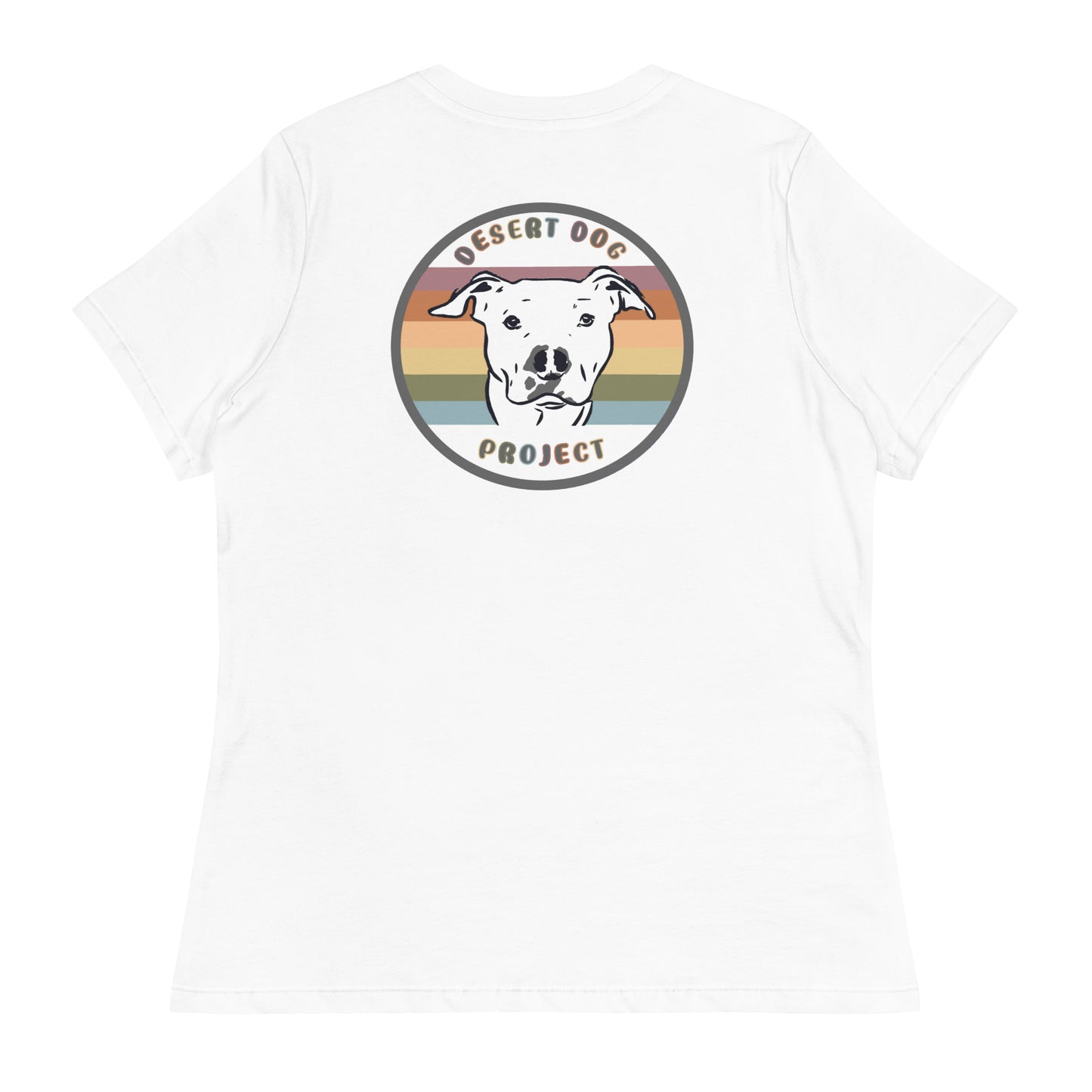 DDP Ear + Rainbow Logo - Ladies Tee: Multiple Color Options